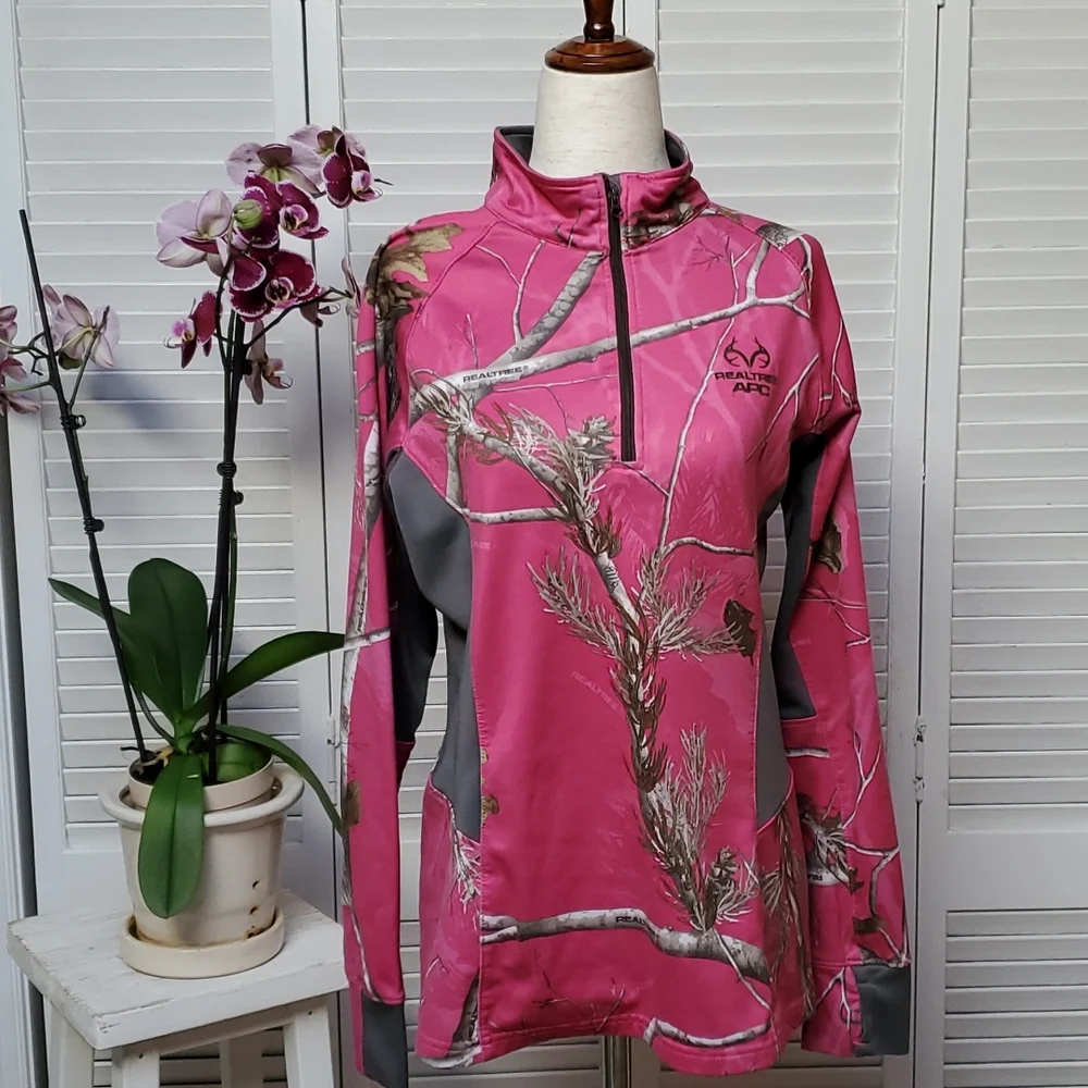 Realtree Pullover Performance Top Size M - Picture 1 of 7